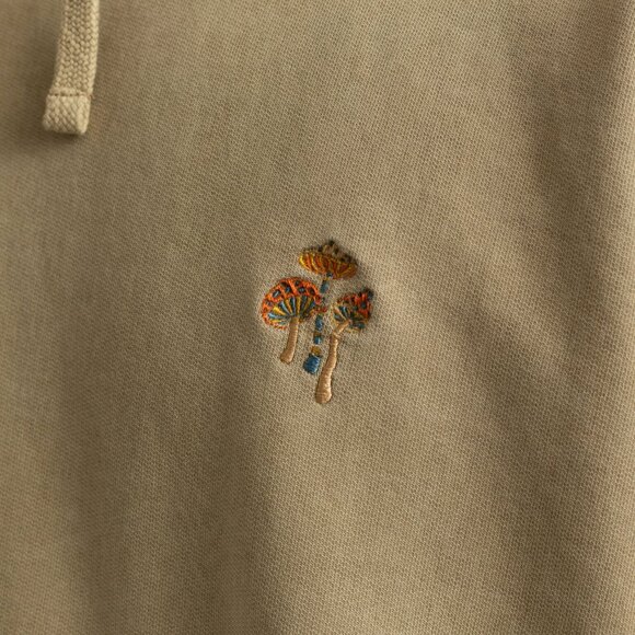 NWT Revolution of 1995 - Men's Mushroom Embroidered Oversized Hoodie Size Large - Picture 13 of 14
